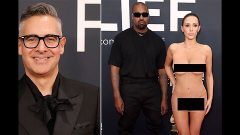 Kanye West and Bianca Censori at Gtammy 2025