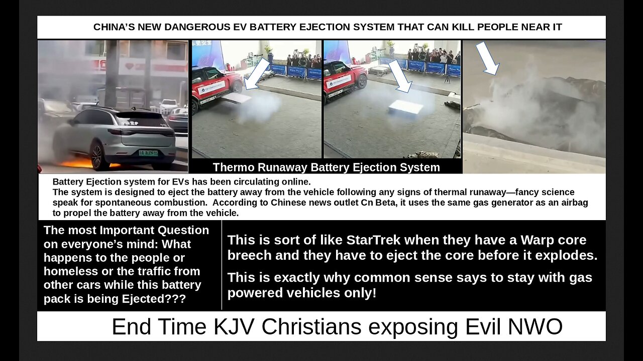 CHINA’S NEW DANGEROUS EV BATTERY EJECTION SYSTEM THAT CAN KILL PEOPLE NEAR IT