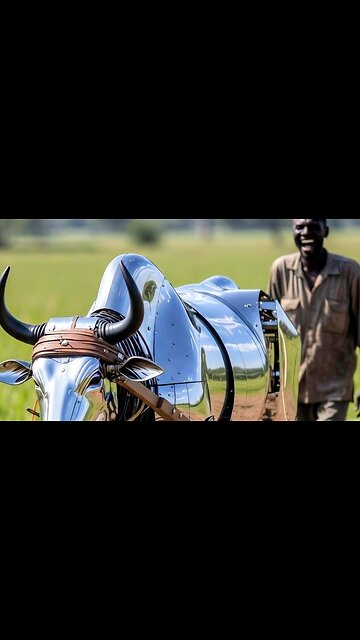 sustainable ox plowing 🐂