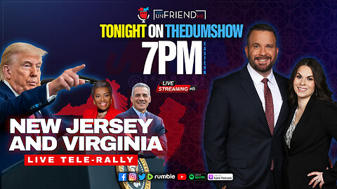 LIVE NATIONWIDE: Election, Live Tele-Rally with Trump and NJ/VA Candidates, and More.