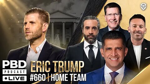 Eric Trump LIVE - Trump 2028, Hamas Peace Deal, Charlie Kirk Assassination & Comey - PBD Podcast 660