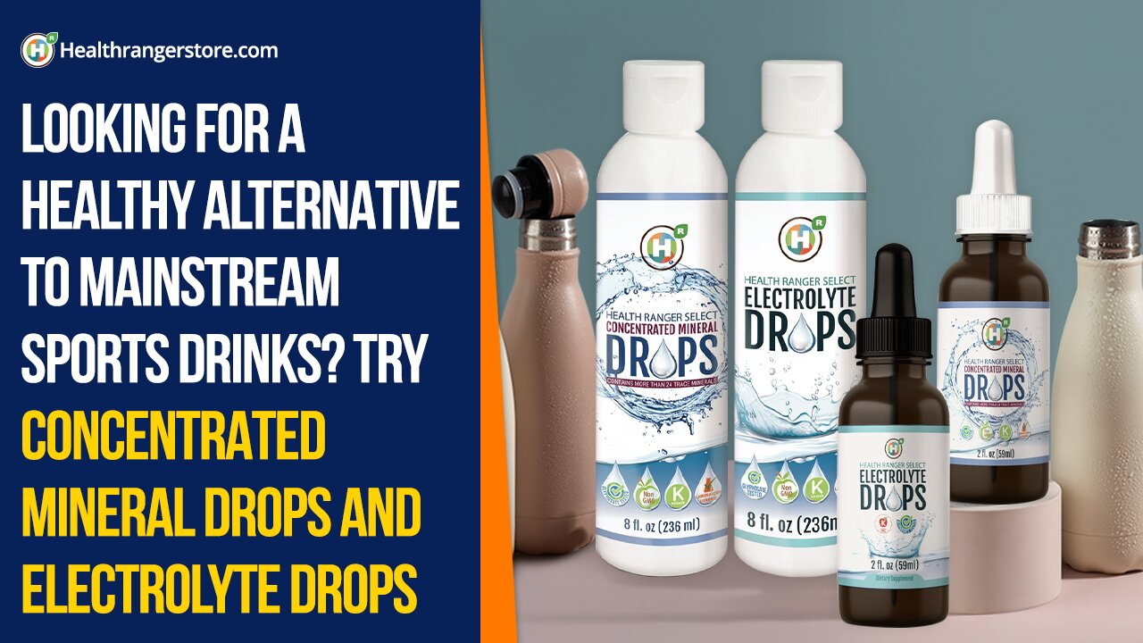 Looking for a healthy alternative to mainstream sports drinks? Try Concentrated Mineral Drops