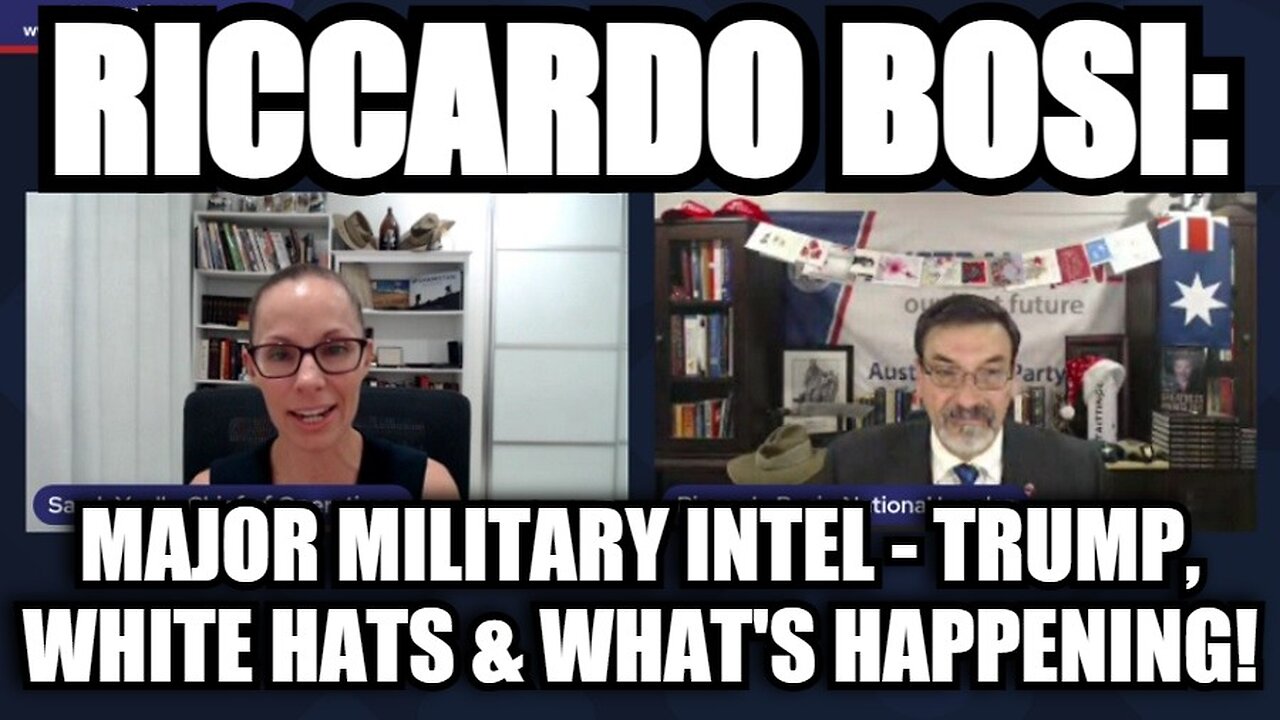 Riccardo Bosi: Major Military Intel - Trump, White Hats & What's Happening!