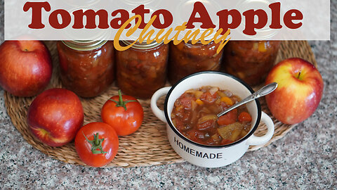 Tomato Apple Chutney Canning Recipe