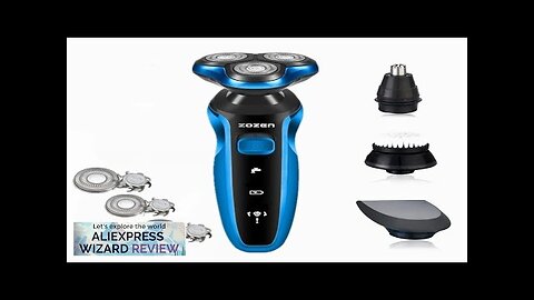 Electric Shaver Rechargeable Electric Razor Shaving Machine Cleaning Beard Razor for Men Review