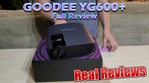 GOODEE YG600 Plus 1080p Projector 300" Real Review