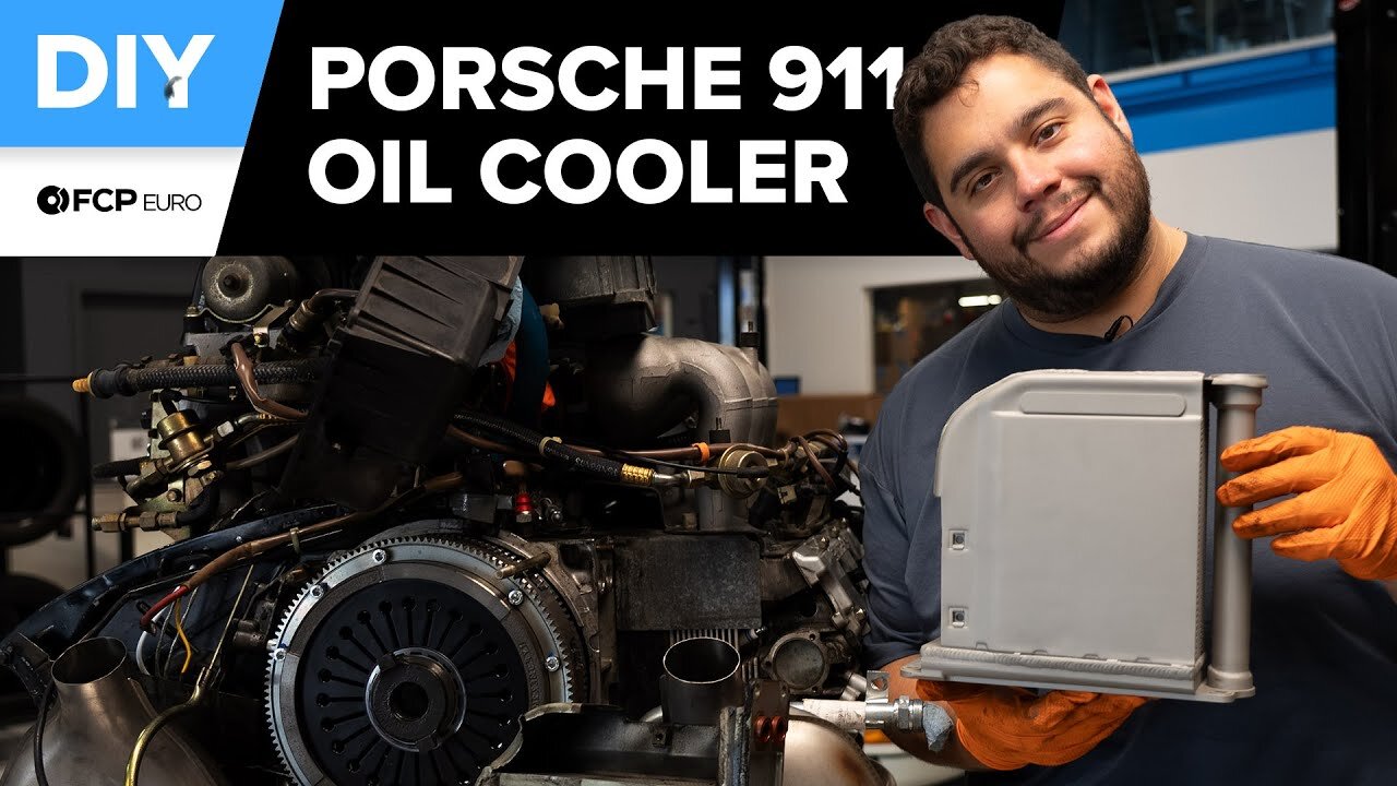 Porsche 911 Engine Oil Cooler Replacement DIY (1984-1989 Vintage Aircooled Porsche 911 3.2 Carrera)