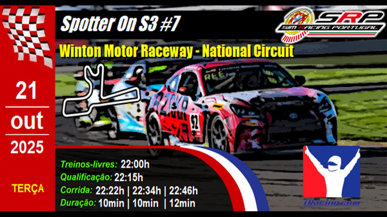 🇵🇹 [iRacing Live] 🇵🇹 Spotter On S3 @ [Legacy] Phoenix Raceway - 2008 - Road Course
