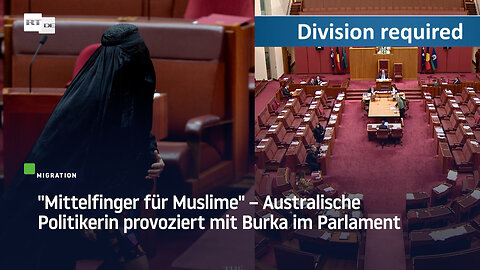"Mittelfinger für Muslime" – Australische Politikerin provoziert mit Burka im Parlament