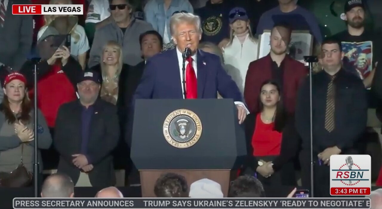 FULL SPEECH: Pres. Donald J. Trump Holds His First Rally After Inauguration in Las Vegas - 1/25/25