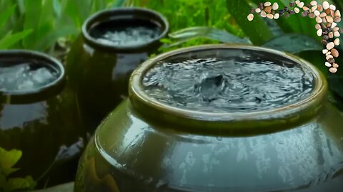 🌿 Relaxing Water Sounds in Clay Pots | Natural ASMR for Sleep & Meditation