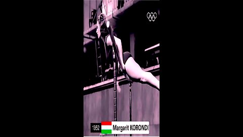 Margarit KORONDI🇭🇺🥇Uneven Bars EF 1952 Helsinki OG (4K)