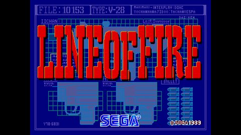 Line of Fire Bakudan Yarou, Arcade Game, Sega 1989, Longplay Playthrough