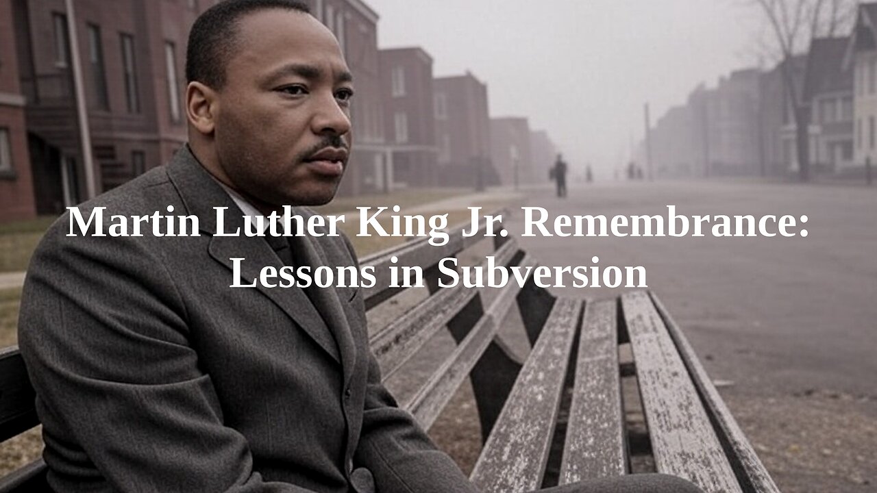 Martin Luther King Jr. Remembrance: Lessons in Subversion (Part 5)