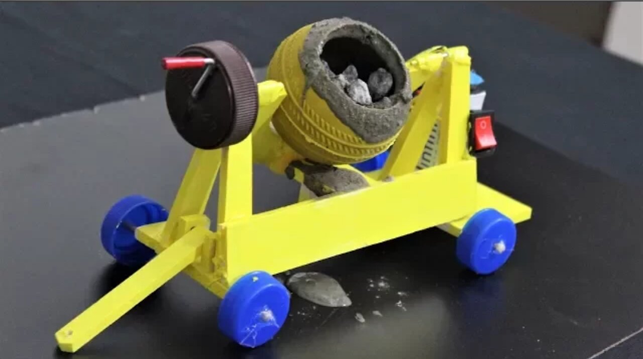 how to make a cement mixer in Rubber Ball