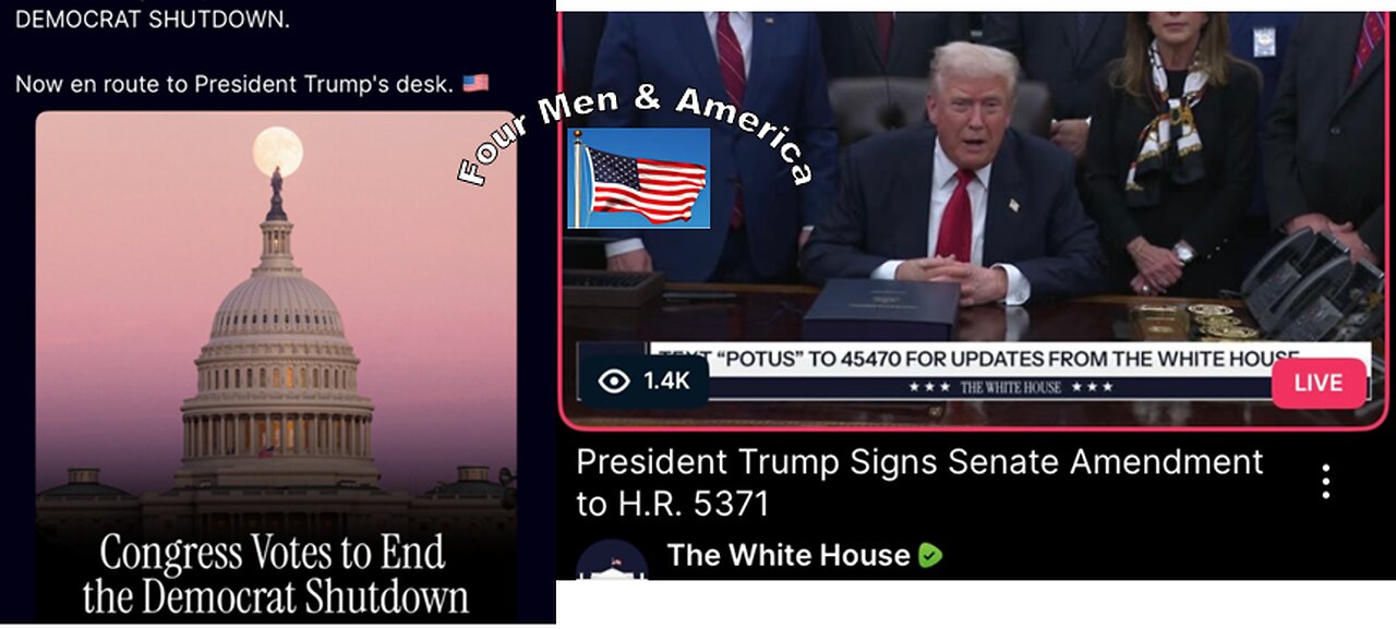 4 Men & America Episode 57, Shutdown is Over, What is Next?