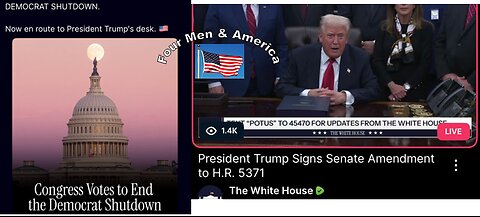 4 Men & America Episode 57, Shutdown is Over, What is Next?