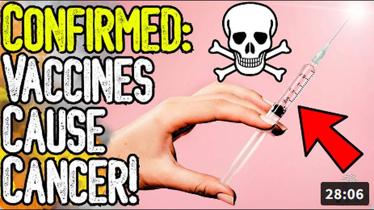 CONFIRMED: VACCINES CAUSE CANCER! - New Study EXPOSES How Covid Shots Caused Cancer Epidemic!