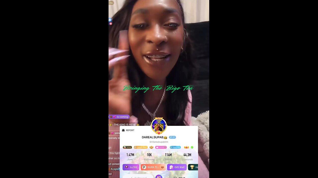 Barbie is at Supa house she was talking about somebody was fake.