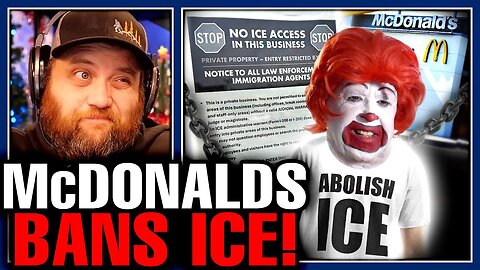 MCDONALDS BANS ICE! THE BACKFIRE HAS BEEN IMMEDIATE & LEFTIST EMPLOYEES DOX ICE AGENTS AT HOTEL!