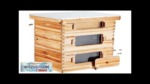 VEVOR Bee Hive 30 Frame Bee Hives Starter Kit Beeswax Coated Cedar Review