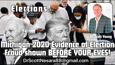 Michigan 2020 Evidence of Election Fraud shown BEFORE YOUR EYES