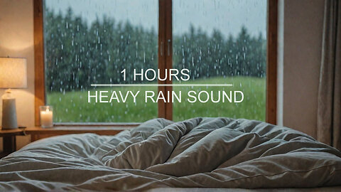 Fall ASLEEP FAST with this 1 Hour RAIN SOUND!