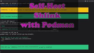 How to Self-Host Shlink with Podman: Complete Step-by-Step Guide