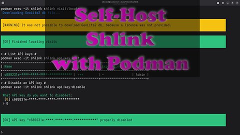 How to Self-Host Shlink with Podman: Complete Step-by-Step Guide
