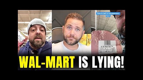 Wal-Mart Got CAUGHT! No wonder groceries are so expensive...