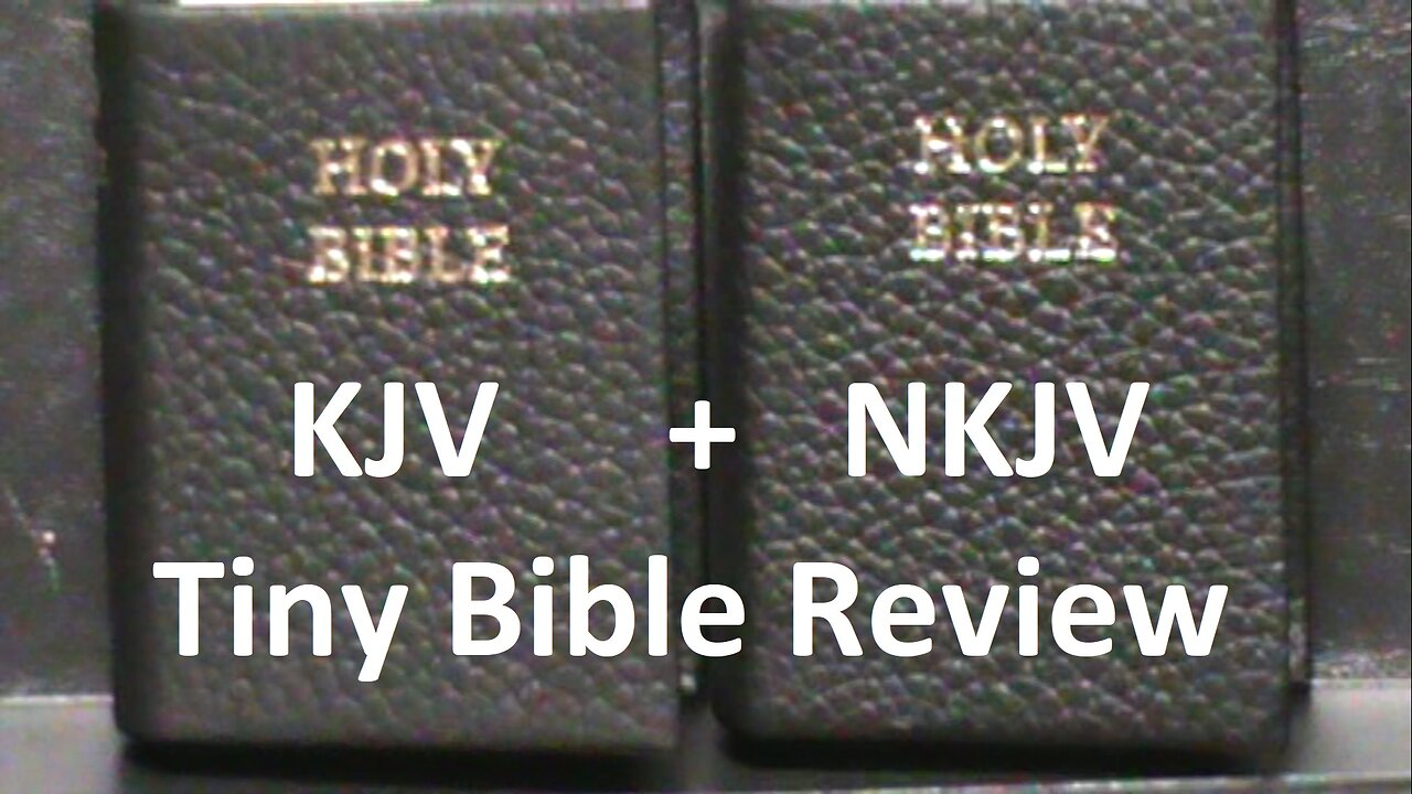 KJV + NKJV Tiny Bible Review