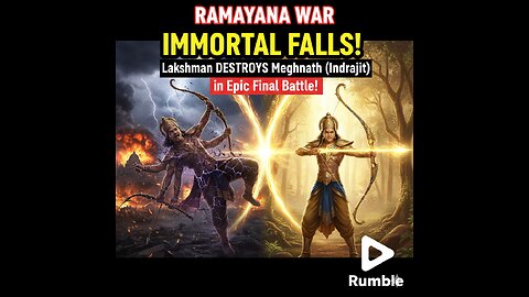 Ramayana War IMMORTAL FALLS! Lakshman DESTROYS Meghnath (Indrajit) in Epic Final Battle!