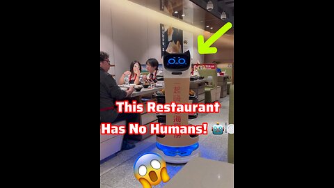 This Restaurant Has No Humans! 🤖🍽️