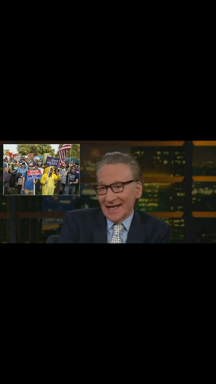 Bill Maher notices a strange absence of black people at the No Kings protests