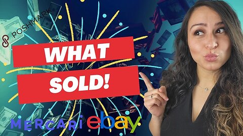 What Sold On eBay & Poshmark Last Week! #resellerjourney #ebayreseller #poshmarkreseller