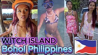 🇵🇭 Filipina Twin Sister Beauties Haunted Witch Island Cave! Off Grid Morena Bohol Living Philippines