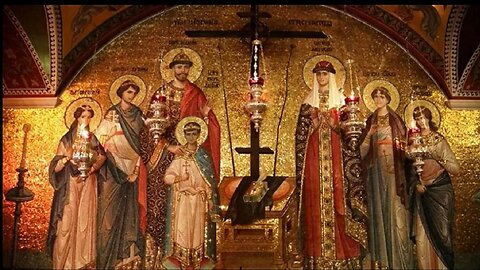 The Canonization Of the Romanovs, Tsar Nicholas II, wife Alexandra & their 5 children (Aug 14, 2000)