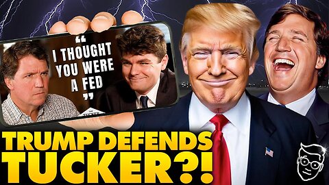 Trump DEFENDS Tucker Carlson After Nick Fuentes Interview: 'Let The People Decide' | Libs SNAP