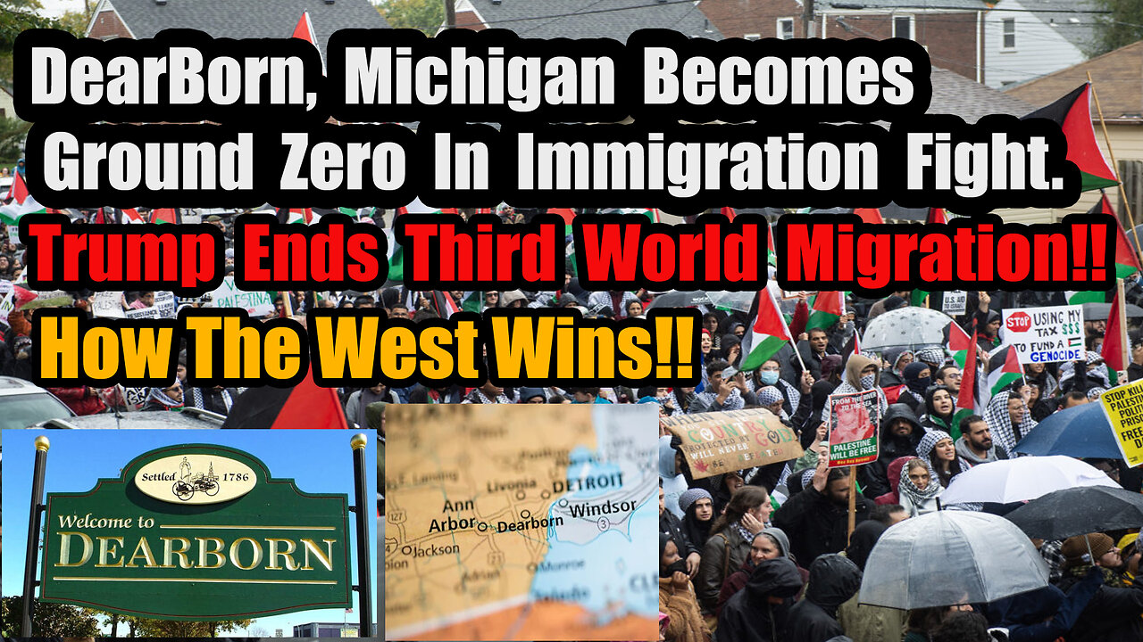 Trump's Third World Reverse Migration Plan Starts in Dearborn Michigan 11 28 2025