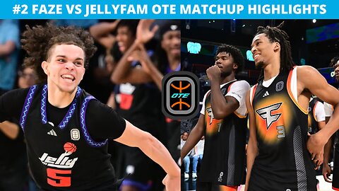 #2 FAZE VS JELLYFAM WAS AN ALL TIME GAME!!🔥| OVERTIME ELITE MATCHUP