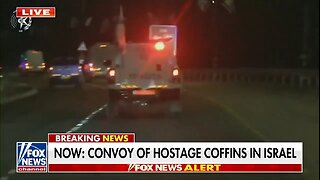 Convoy Of Israeli Hostage Coffins Escorted By IDF