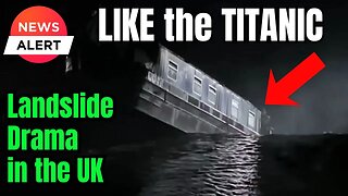 Residents PANIC as several Boats SWALLOWED in the Dark of Night by MASSIVE HOLE in Shropshire canal