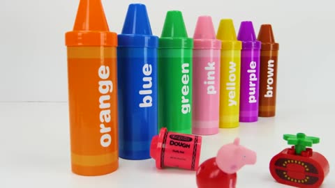 Best Learning Video for Toddlers Learn Colors with Crayon Surprises!