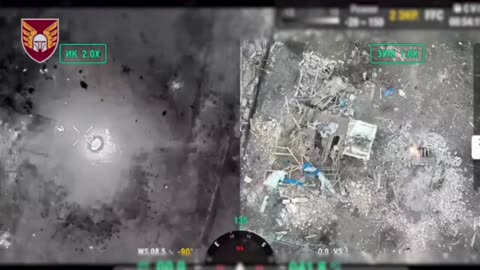 Ukrainian Paratrooper Tosses Away Russian Drone with No Time to Spare