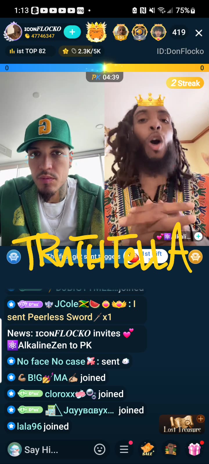 FLOCKO LINED UP WITH ALKALINE ZEN GETTING A LESSON ON HEALTH & DIET