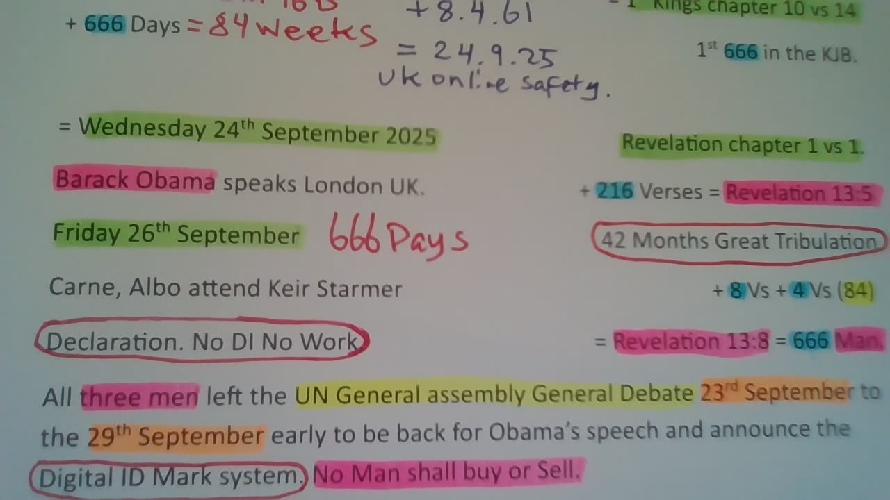 Keir Starmer Calls it. NO DIGITAL ID = NO WORK = Rev 13:16,17,18.