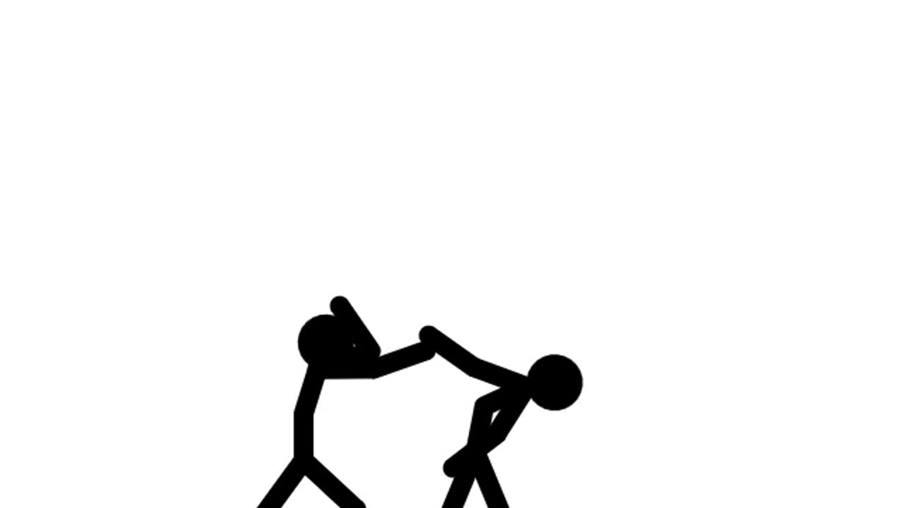 Figure 8 - stickman animation fight knockout