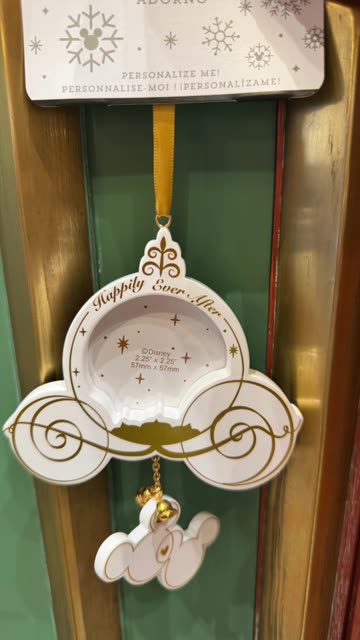 Disney Parks Cinderella Coach Wedding Frame Ornament #shorts