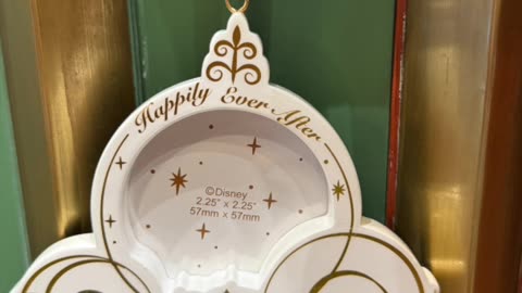 Disney Parks Cinderella Coach Wedding Frame Ornament #shorts
