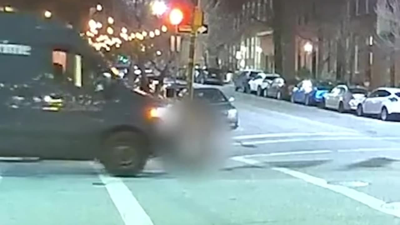 hit and run involving an Amazon delivery truck
